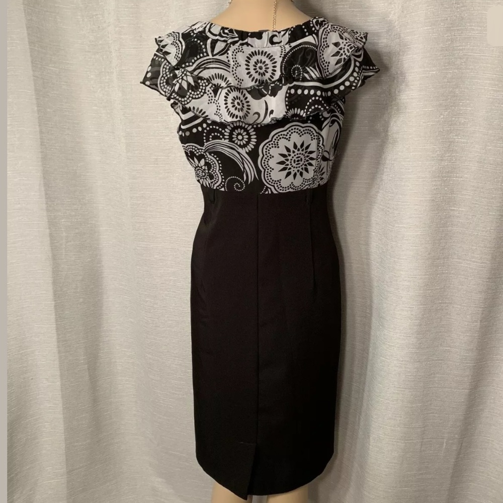 VIOR VIOR RUFFLE TOP FORMAL DRESS SIZE 10 - Picture 4 of 4